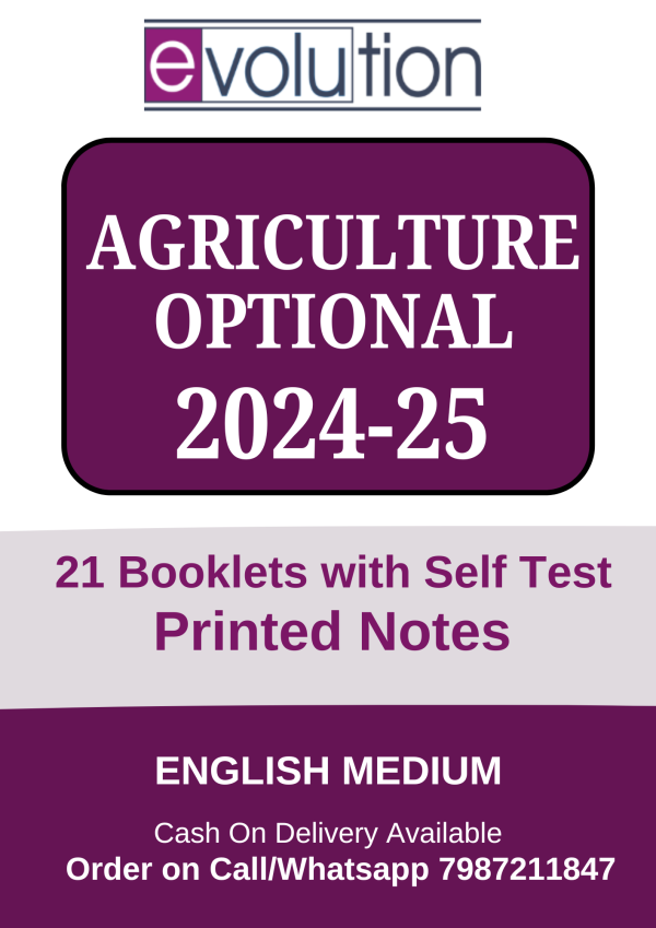 Candle Sticks Patterns (4) Evolution IAS Agriculture Notes | Printed Notes | 2025 | Set of 21 Booklets