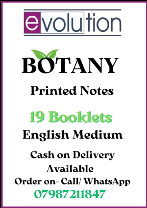 Evolution IAS Botany Optional Notes | Printed Notes | Set of 19 Booklets