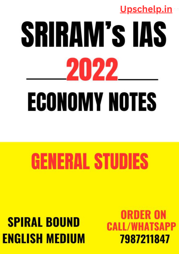 Your paragraph text (11) Sriram IAS Economy Notes 2022 Batch
