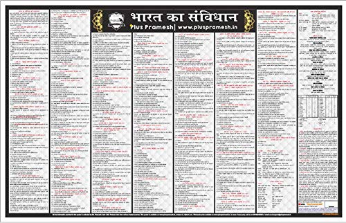 Bharat Ka Samvidhan Wall Chart (Constitution of India) in Hindi