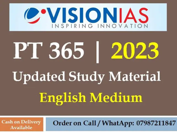 Vision IAS PT 365 for 2023 Current Affairs