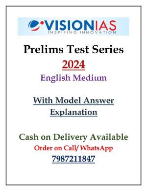 VISION IAS PRELIMS TEST SERIES 2024 WITH SOLUTION | ENGLISH MEDIUM |