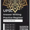 UPSC MAINS ANSWER WRITING PRACTICE REGISTER (4 REGISTERS 300 PAGES EACH)