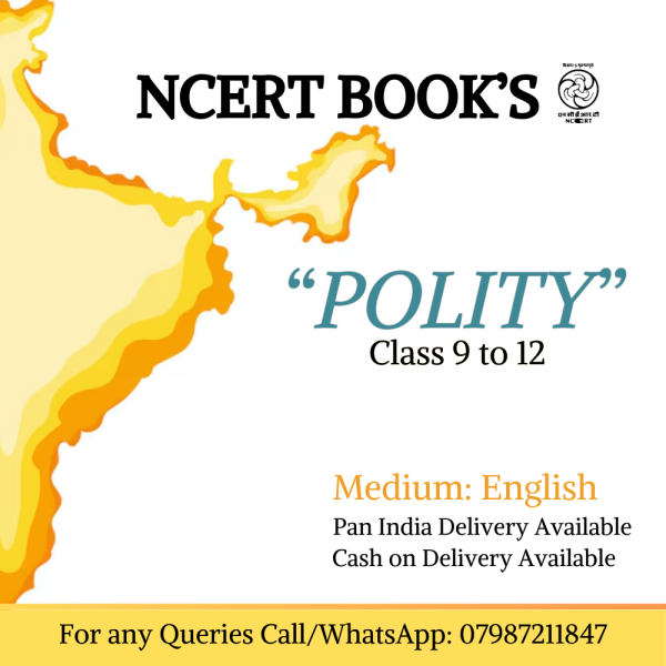 NCERT BOOK CLASS 9 to 12 "Polity" | English Medium