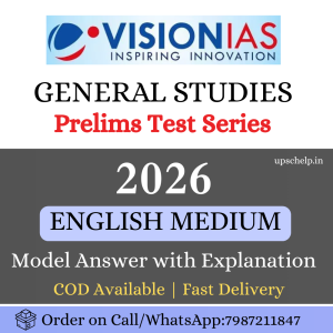 Vision IAS Prelims Test Series 2026 With Solution | English Medium