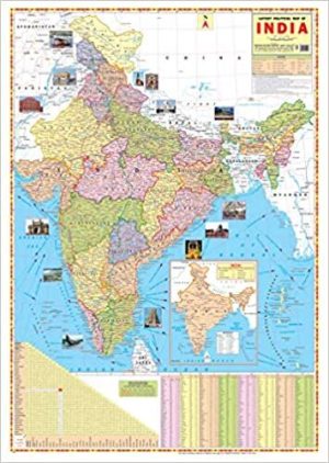 INDIA-POLITICAL-MAP-WALL-CHART-Size-28x22-inch.jpg INDIA POLITICAL MAP WALL CHART Size 28x22 inch | English