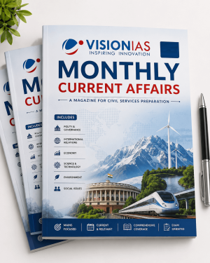 Vision IAS Monthly Current Affairs 2025-2026 Magazine |English Medium