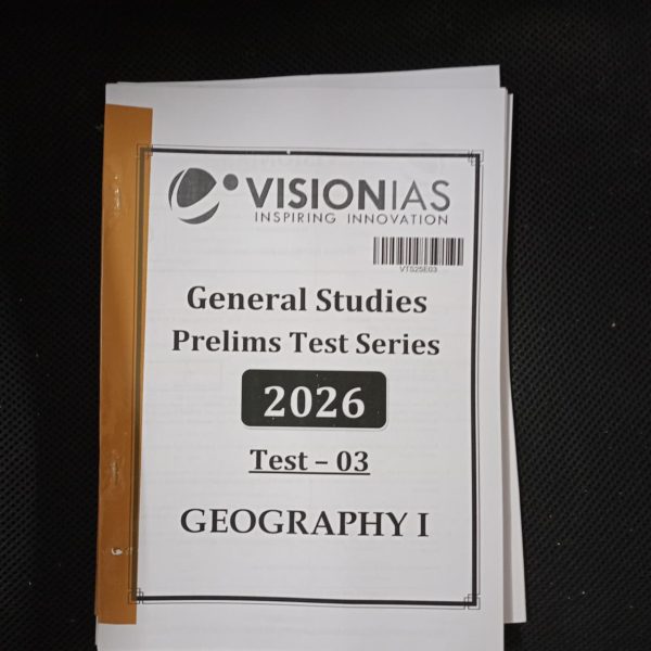 Vision IAS Prelims Test Series 2026 With Solution (1-35) | English Medium