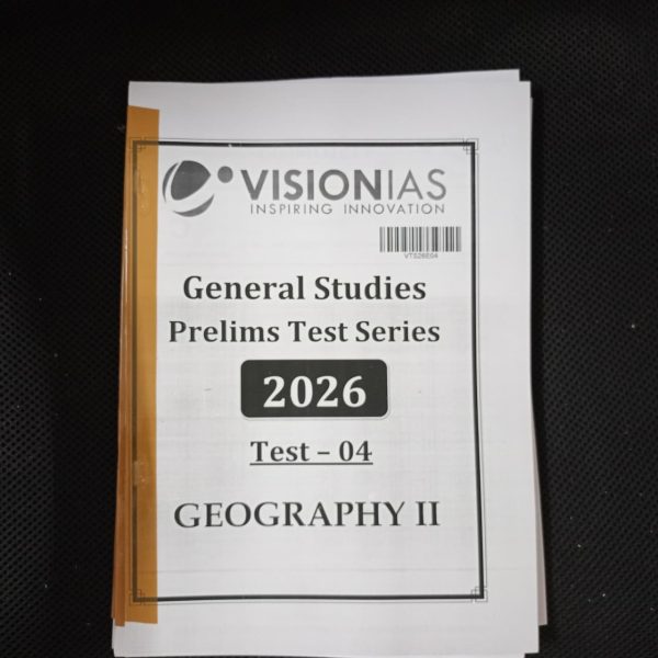 Vision IAS Prelims Test Series 2026 With Solution (1-35) | English Medium