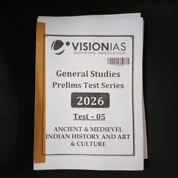 Vision IAS Prelims Test Series 2026 With Solution (1-35) | English Medium