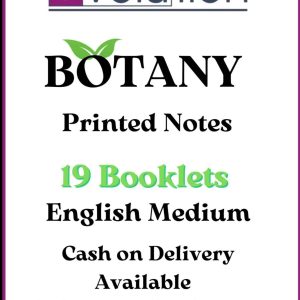 Evolution IAS Botany Optional Notes | Printed Notes | Set of 19 Booklets