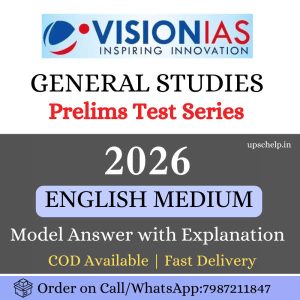 Vision IAS Prelims Test Series 2026 With Solution (1-35) | English Medium Vision IAS Prelims Test Series 2026 With Solution (1-35) | English Medium